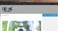 Desktop Screenshot of dronedefinition.com