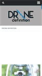 Mobile Screenshot of dronedefinition.com